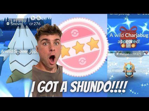 ✨💯I GOT A SHUNDO For Christmas In Pokemon Go!!!💯✨ サムネイル