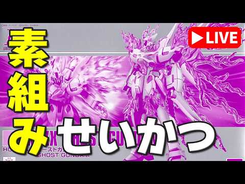 【素組みライブ】マットな銀メッキがカッコいい！「HG 1/144 ゴーストガンダム」を組む サムネイル
