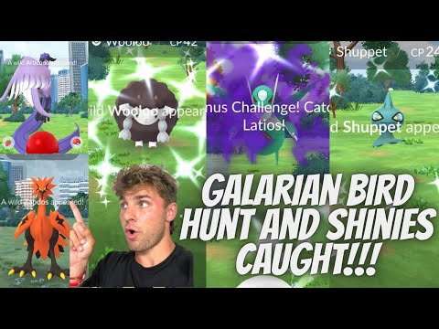 ✨3,000+ CP Galarian Bird SEEN! Shiny Shadow Latios CAUGHT a… サムネイル