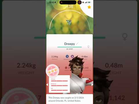 💯I HATCHED A 100 IV Dreepy In Pokemon Go!💯 shorts pokemon サムネイル