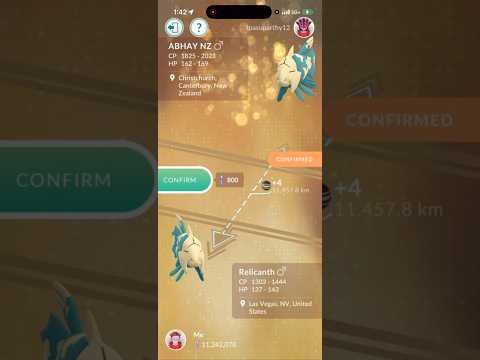 ✨RARE REMOTE TRADE! Shiny Relicanth Remote Trade in Pokemon… サムネイル