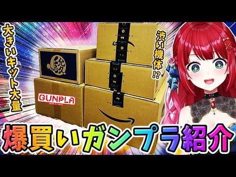 【ガンプラ】爆買いガンプラ紹介🎉大きめキット多め！渋い機体ある！？このガンプラはいいものだ～✨️【gunpla/ガンダ… サムネイル