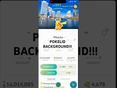RARE!!! POKELID BACKGROUND Pikachu CAUGHT in Pokemon Go! sh… サムネイル